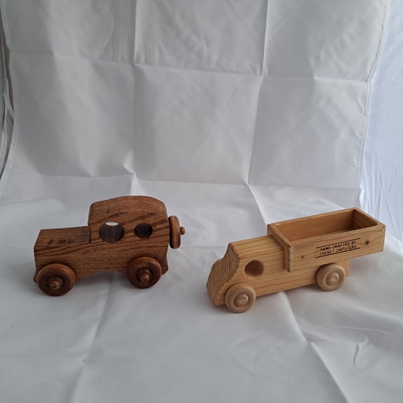Vintage Style Wooden Toy Cars - Picture 4 of 12